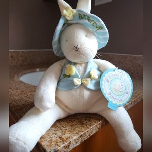 'Bunnies By The Bay' Buttercup Stuffed Animal NWT Vintage Rabbit Easter Bunny